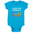 thumbnail image 1 of CafePress - Wear This Periodically - Cute Infant Bodysuit Baby Romper, 1 of 1