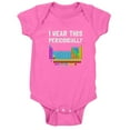 thumbnail image 1 of CafePress - Wear This Periodically - Cute Infant Bodysuit Baby Romper, 1 of 1