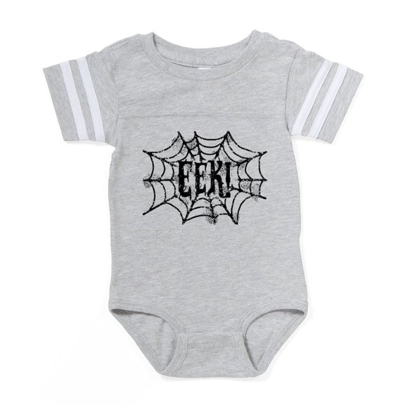 CafePress - Web Eek_Wh - Cute Infant Baby Football Bodysuit