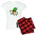 thumbnail image 1 of CafePress - Wee Bit Irish White Women's Light Pajamas - Women's Short Sleeve Print T-Shirt and Pants Light Cotton Pajama Set, 1 of 7