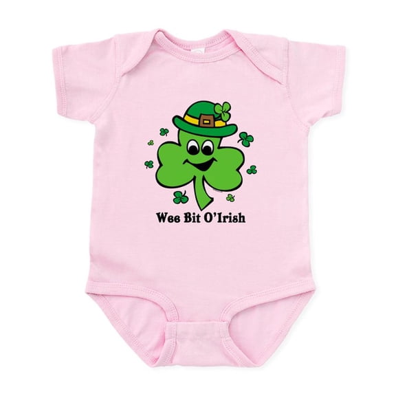CafePress - Wee Bit O' Irish Infant Bodysuit - Baby Light Bodysuit, Size Newborn - 24 Months