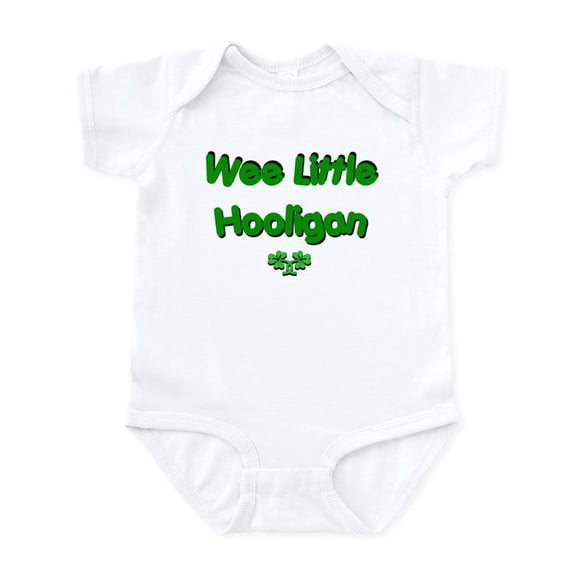 CafePress - Wee Little Hooligan Infant Bodysuit - Baby Light Bodysuit, Size Newborn - 24 Months