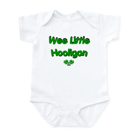CafePress - Wee Little Hooligan Infant Bodysuit - Baby Light Bodysuit, Size Newborn - 24 Months