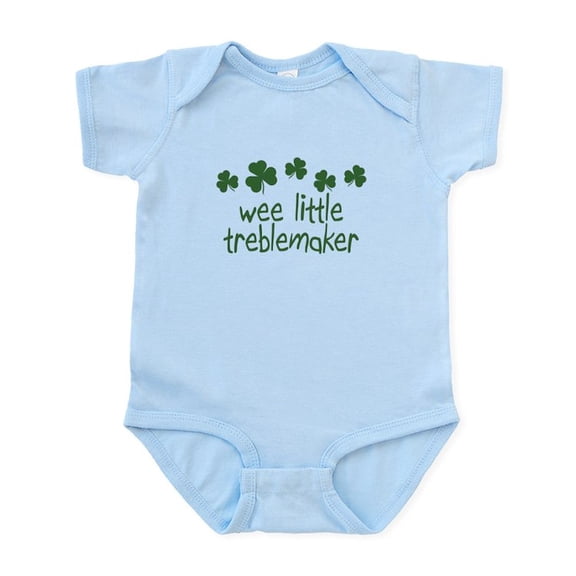 CafePress - Wee Little Treble Maker Irish Infant Creeper - Baby Light Bodysuit, Size Newborn - 24 Months