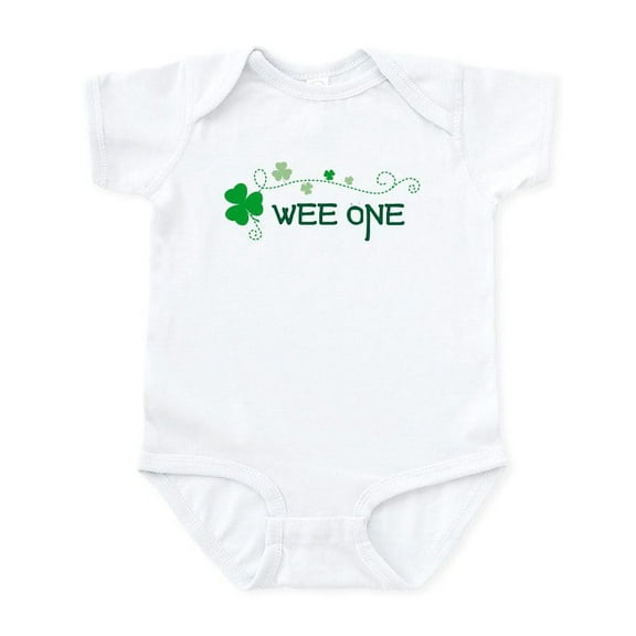 CafePress - Wee One Shamrock Infant Bodysuit - Baby Light Bodysuit, Size Newborn - 24 Months