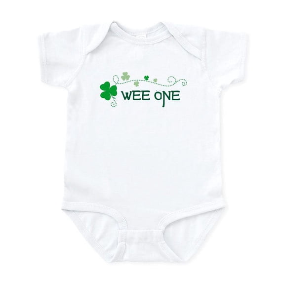 CafePress - Wee One Shamrock Infant Bodysuit - Baby Light Bodysuit, Size Newborn - 24 Months