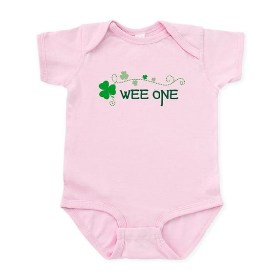 CafePress - Wee One Shamrock Infant Bodysuit - Baby Light Bodysuit, Size Newborn - 24 Months