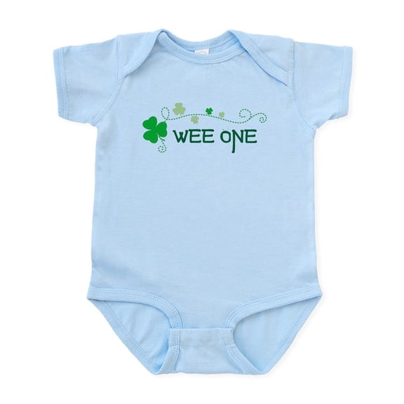 CafePress - Wee One Shamrock Infant Bodysuit - Baby Light Bodysuit, Size Newborn - 24 Months