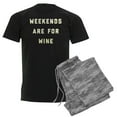 thumbnail image 1 of CafePress - Weekends Are For Wine Men's Dark Pajamas - Men's Dark Loose Fit Cotton Pajama Set, 1 of 7