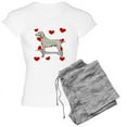 thumbnail image 1 of CafePress - Weimaraner Love Pajamas - Women's Light Pajamas, 1 of 4