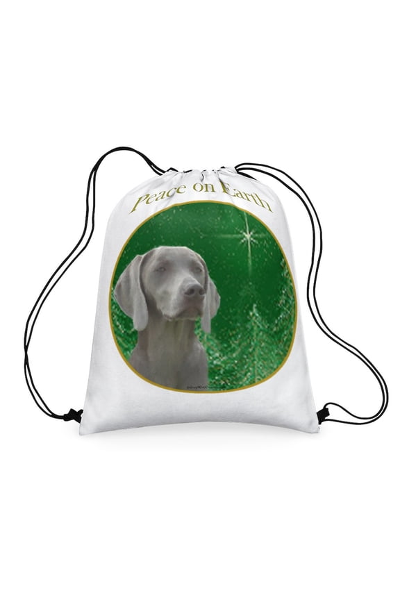 - Weimpeace2 - Colorful 16"x20" Drawstring Bag