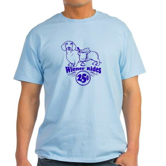 CafePress - Weiner Rides 25 Cents Light T Shirt - Men's Classic Graphic T-Shirt