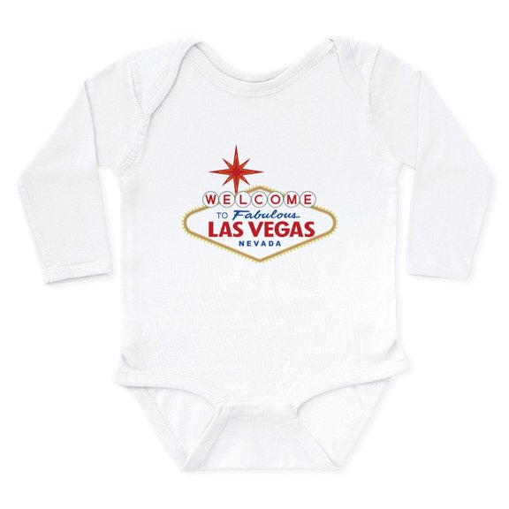 CafePress - Welcome To Fabulous La Long Sleeve Infant Bodysuit - Long Sleeve Cotton Baby Bodysuit