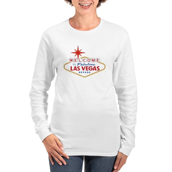CafePress - Welcome To Fabulous La Women's Long Sleeve T Shirt - Women's Long Sleeve Graphic Casual T-Shirt