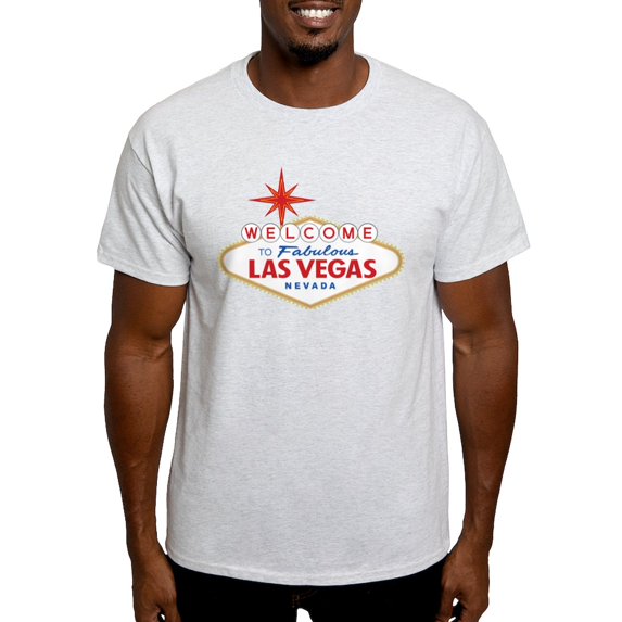 CafePress - Welcome To Fabulous Las Vegas, NV Light T Shirt - Men's Classic Graphic T-Shirt