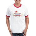 thumbnail image 1 of CafePress - Welcome To Fabulous Las Vegas, NV Ringer T - 100% Cotton Ringed T-Shirt, 1 of 4