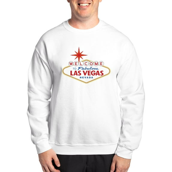 CafePress - Welcome To Fabulous Las Vegas, NV Sweatshirt - Crew Neck Sweatshirt