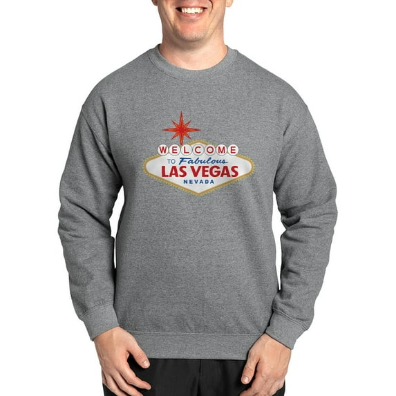 CafePress - Welcome To Fabulous Las Vegas, NV Sweatshirt - Crew Neck Sweatshirt