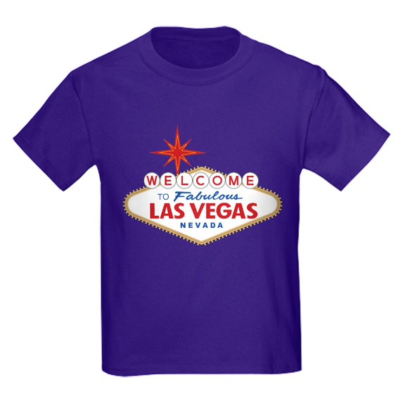 CafePress - Welcome To Fabulous Las Vegas, NV T Shirt - Dark T-Shirt Kids XS-XL