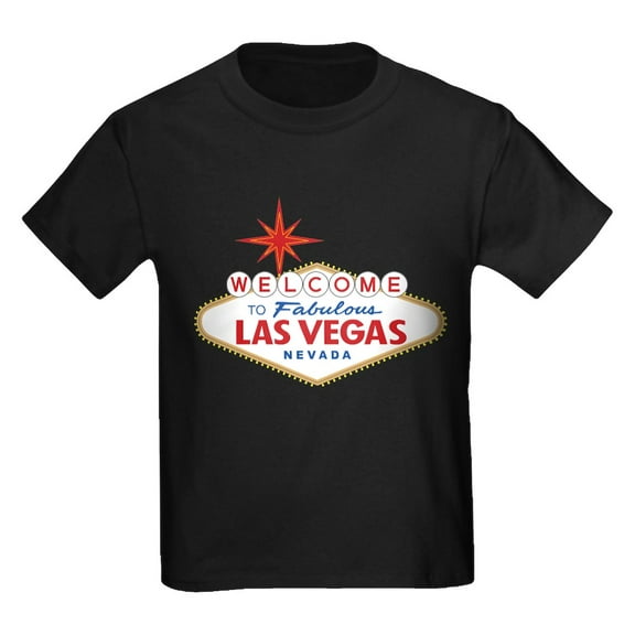 CafePress - Welcome To Fabulous Las Vegas, NV T Shirt - Dark T-Shirt Kids XS-XL
