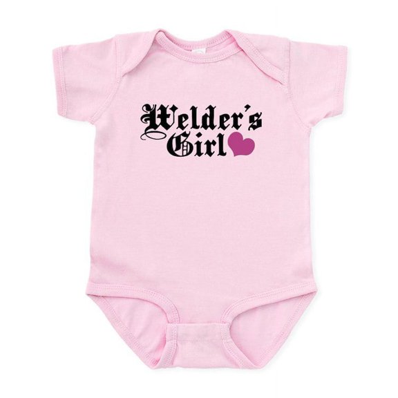 CafePress - Welder's Girl Infant Bodysuit - Baby Light Bodysuit, Size Newborn - 24 Months