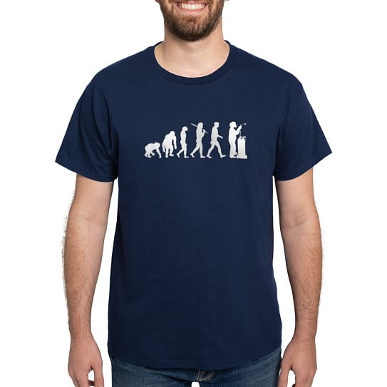 CafePress - Welding Evolution Dark T Shirt - Men's Classic Cotton T-Shirts