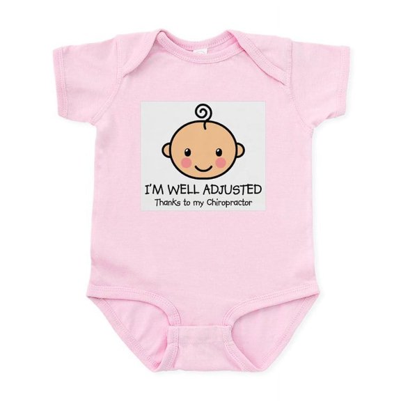 CafePress - Well Adjusted Baby (Fair) Infant Bodysuit - Baby Light Bodysuit, Size Newborn - 24 Months