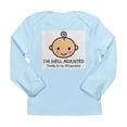 thumbnail image 1 of CafePress - Well Adjusted Baby (Fair) Long Sleeve Infant Tee - Long Sleeve Infant T-Shirt, 1 of 2