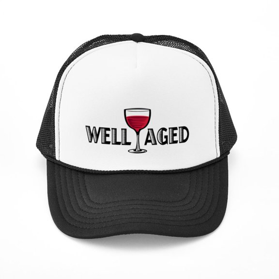 CafePress - Well Aged - Adjustable Unisex Printed Trucker Hat with Mesh Back