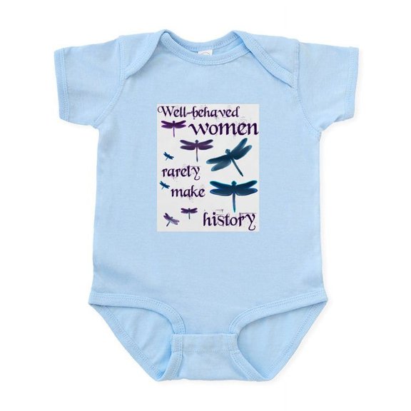 CafePress - Well Behaved Women Rarely Make History Infant Body - Baby Light Bodysuit, Size Newborn - 24 Months