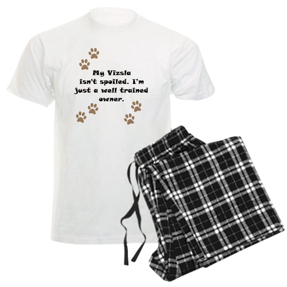 CafePress - Well Trained Vizsla Owner Pajamas - Men's Light Loose Fit Cotton Pajama Set