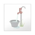 thumbnail image 1 of CafePress - Well Water Hand Pump Sticker - Square Sticker 3" x 3", 1 of 1