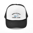 thumbnail image 1 of CafePress - Wellfleet MA Varsity Design. - Adjustable Unisex Printed Trucker Hat with Mesh Back, 1 of 8