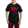 thumbnail image 1 of CafePress - Welsh Dragon Men's Dark Pajamas - Men's Dark Loose Fit Cotton Pajama Set, 1 of 7
