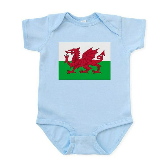 CafePress - Welsh Flag Of Wales Infant Bodysuit - Baby Light Bodysuit, Size Newborn - 24 Months