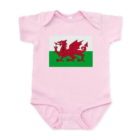 CafePress - Welsh Flag Of Wales Infant Bodysuit - Baby Light Bodysuit, Size Newborn - 24 Months