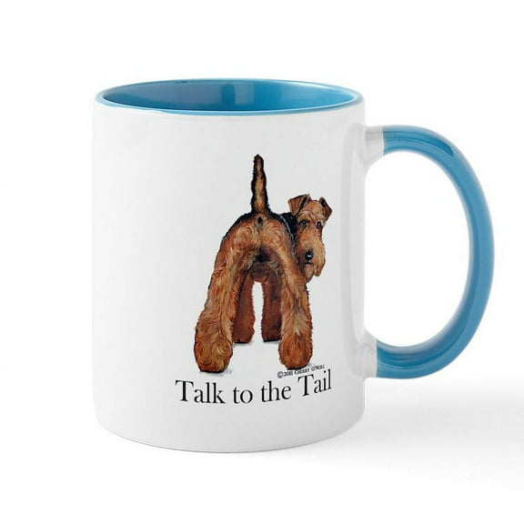 CafePress - Welsh Terrier Attitude - 11 oz Ceramic Mug - Novelty Coffee Tea Cup