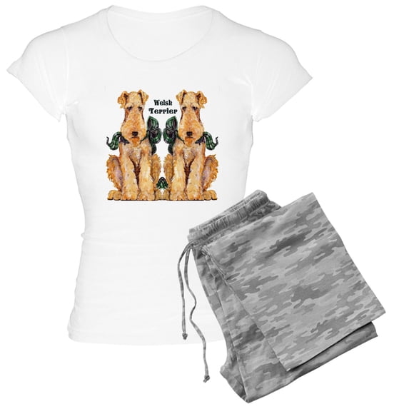 CafePress - Welsh Terrier Pajamas - Women's Light Pajamas
