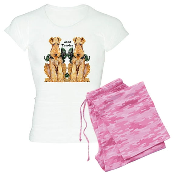 CafePress - Welsh Terrier Pajamas - Women's Light Pajamas