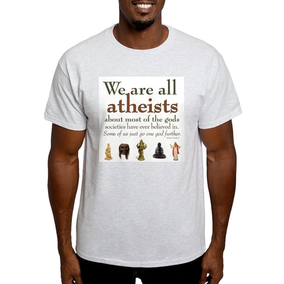 CafePress - Were All Atheists T Shirt - Men's Classic Graphic T-Shirt
