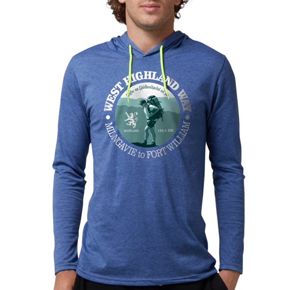 CafePress - West Highland Way Long Sleeve T Shirt - Mens Hooded Shirt