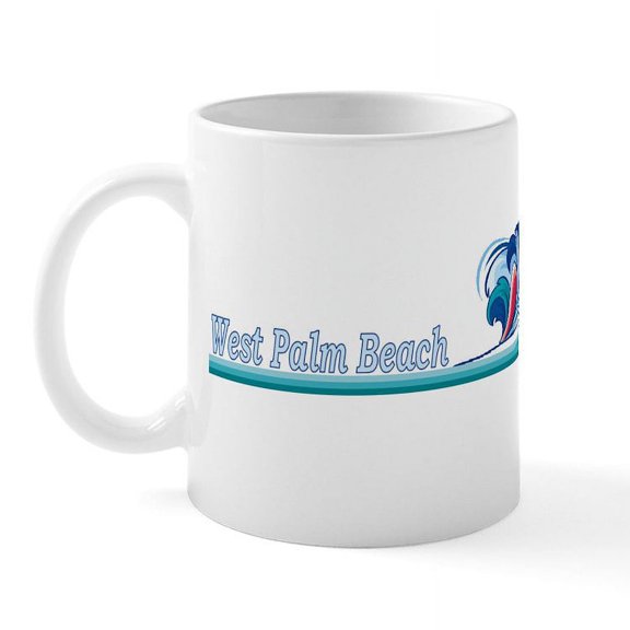 CafePress - West Palm Beach, Florida Mug - 11 oz Ceramic Mug - Novelty Coffee Tea Cup