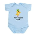 thumbnail image 1 of CafePress - West Virginia Chick Infant Bodysuit - Baby Light Bodysuit, Size Newborn - 24 Months, 1 of 4