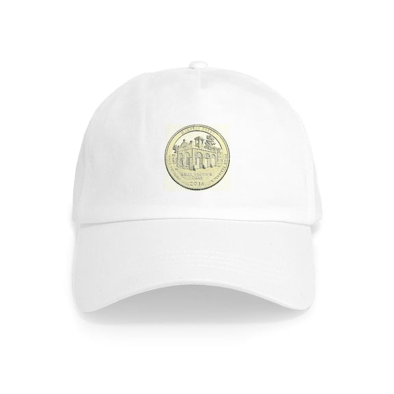 CafePress - West Virginia Quarter 2016 Basic - Adjustable 100% Brushed Unisex Casual Cotton Baseball Cap, Beige, 1