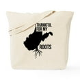 thumbnail image 1 of CafePress - West Virginia Thankful For My Roots Tote Bag - Unisex Canvas Tote Bag, Beige, 1-Piece, 1 of 7