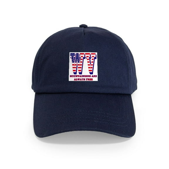CafePress - West Virginia WV Mountaineers Are Allway Cap - Adjustable 100% Brushed Unisex Casual Cotton Baseball Cap, Beige, 1