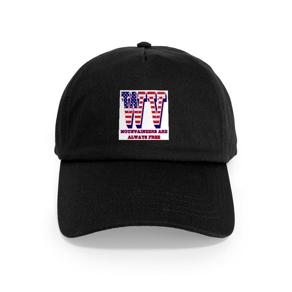 CafePress - West Virginia WV Mountaineers Are Allway Cap - Adjustable 100% Brushed Unisex Casual Cotton Baseball Cap, Beige, 1