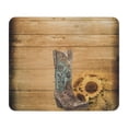thumbnail image 1 of CafePress - Western Cowboy Sunflower Mousepad - Non-slip Rubber Mousepad, Gaming Mouse Pad, 1 of 3
