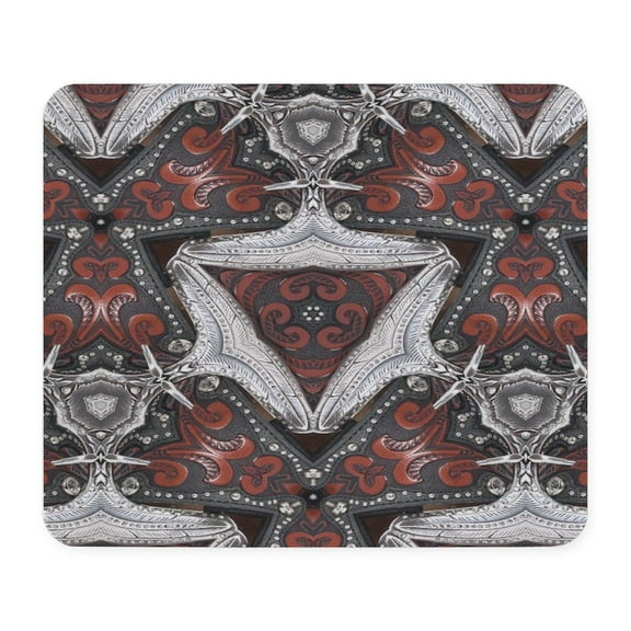 CafePress - Western Leather Rustic Cowboy Mousepad - Non-slip Rubber Mousepad, Gaming Mouse Pad
