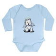 thumbnail image 1 of CafePress - Westie Angel Long Sleeve Infant Bodysuit - Long Sleeve Cotton Baby Bodysuit, 1 of 4